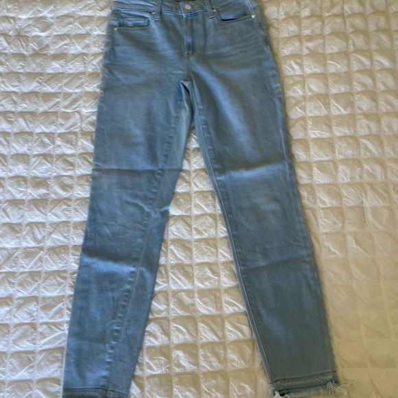 Anthro Paige Hoxton ankle raw hem denim - Picture 3 of 14